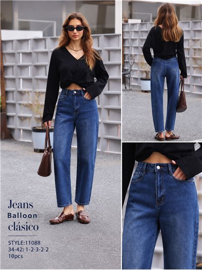 Blue balloon fit jeans 2