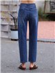 Jeans blu a palloncino