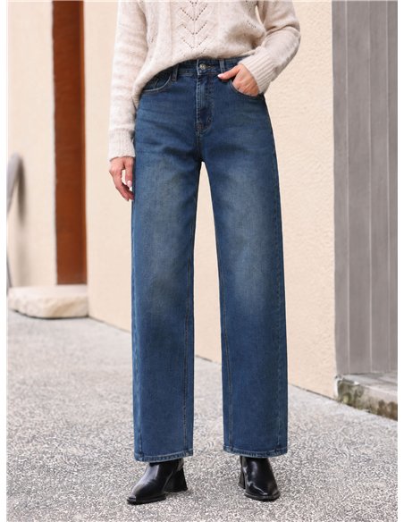 Jeans effetto lavaggio a palloncino