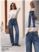 Jeans effetto lavaggio a palloncino