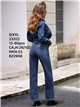 Jeans a vita alta e gamba dritta
