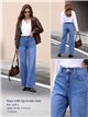 Jeans a gamba larga azzurri