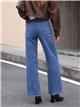 Jeans a gamba larga azzurri