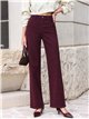 Jeans a gamba dritta color bordeaux