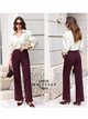Jeans a gamba dritta color bordeaux