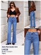 Jeans a zampa con lavaggio chiaro
