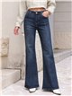 Jeans a zampa blu scuro