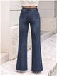 Jeans a zampa blu scuro