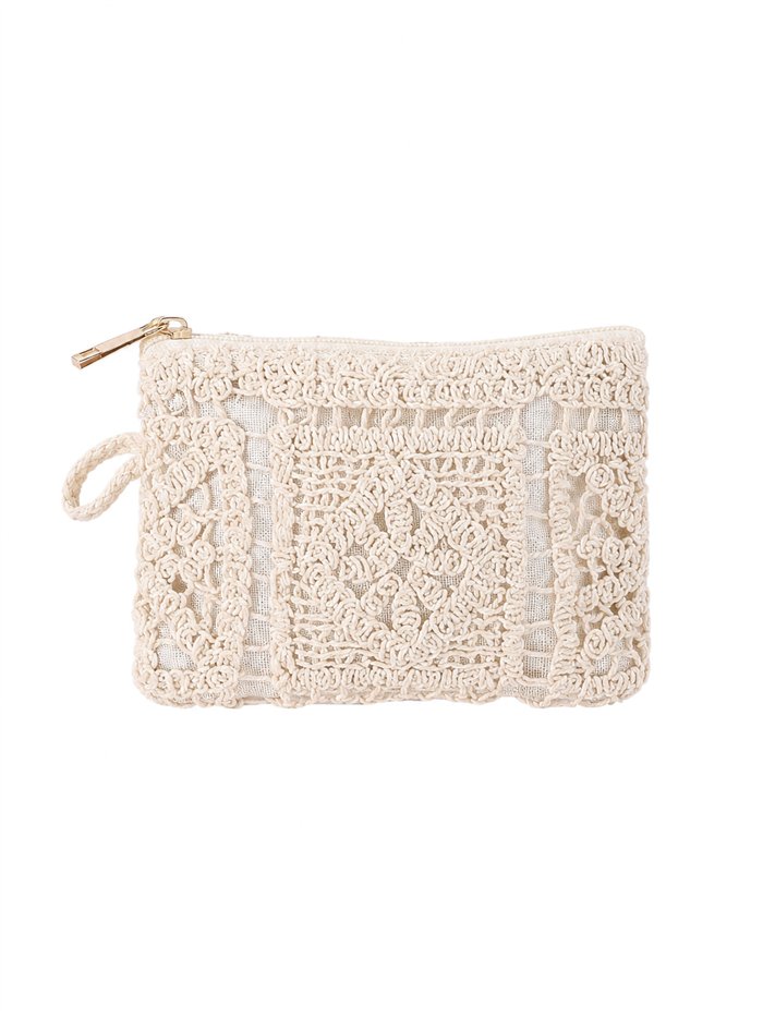 Mini crochet coin pouch