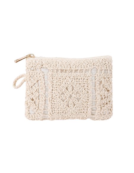 Mini crochet coin pouch