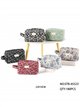 Trousse de toilette rembourrée à imprimé floral