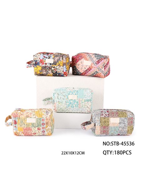 Neceser acolchado patchwork
