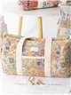sac de voyage rembourré à patchwork floral