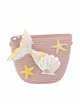 Sac bandoulière sirène pour enfants avec paillettes et coquillages