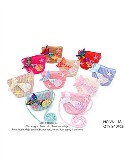 Kids sequin mermaid crossbody bag 2