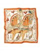 Pañuelo satinado estampado caballos