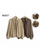 Bomber cuello camisero manga con volumen
