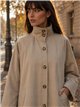 Chaqueta de algodón con cuello alto