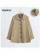 Chaqueta de algodón con cuello alto