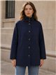 Chaqueta de algodón con cuello alto