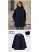 Chaqueta de algodón con cuello alto