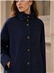 Chaqueta de algodón con cuello alto