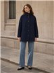 Chaqueta de algodón con cuello alto