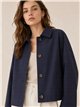 Chaqueta corta de algodón con botones