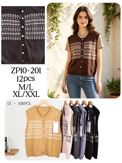 Chaleco de punto jacquard 2