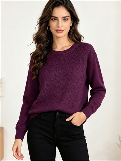 Jersey de punto con relieve