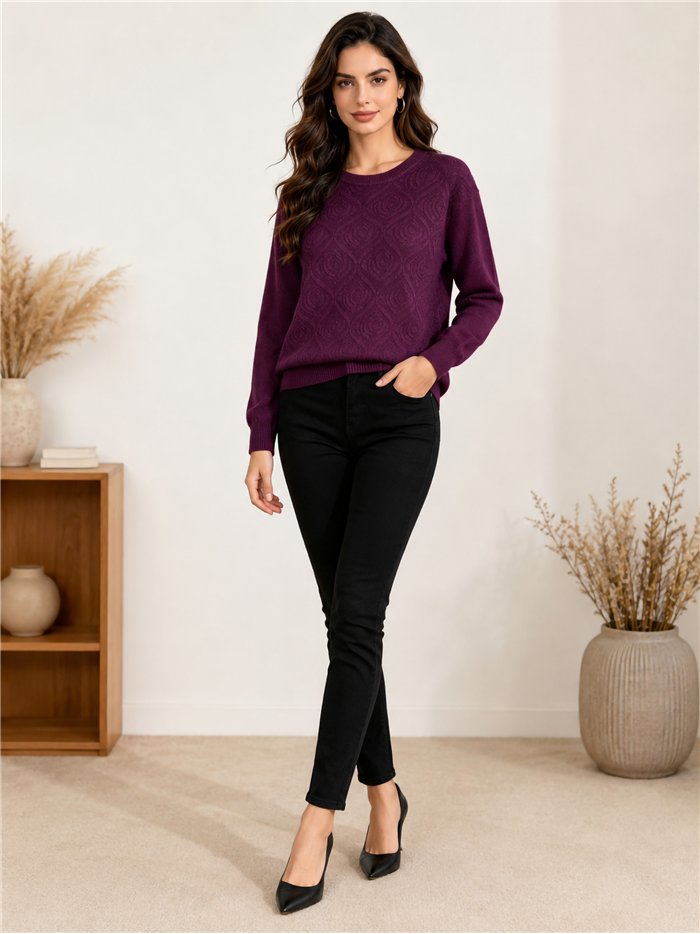 Jersey de punto con relieve