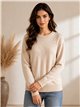 Jersey de punto con flores