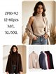 Conjunto cárdigan y top cuello vuelto