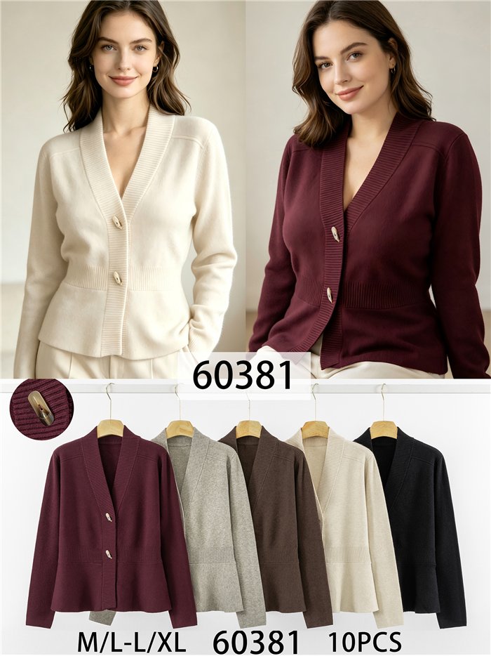 Chaqueta de punto detalle botones