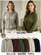 Sudadera de punto con capucha y cordón