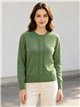 Jersey de punto con trenza central