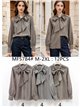 Blusa de cuadros con lazo