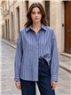 Camisa oversize de rayas