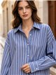 Camisa oversize de rayas