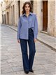 Camisa oversize de rayas