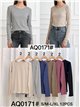 Long sleeve ribbed basic top