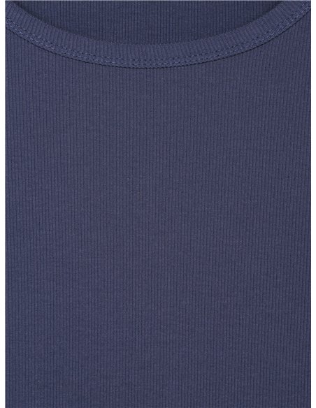 Long sleeve ribbed basic top