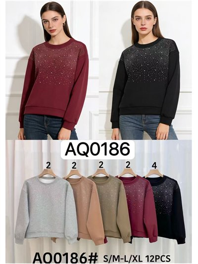 Sudadera strass degradado 2