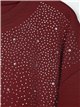 Sudadera strass degradado