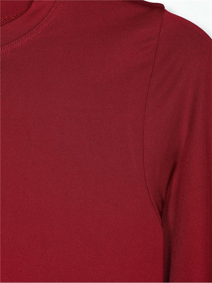 schlichtes, langärmeliges Basic-T-Shirt