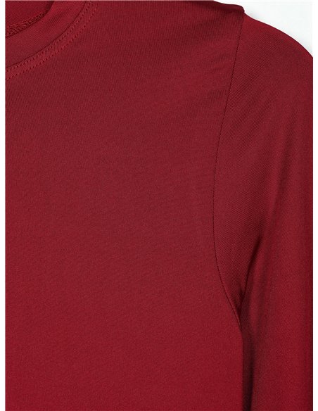 schlichtes, langärmeliges Basic-T-Shirt
