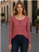 Camiseta rayas detalle botones