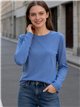 einfaches langärmeliges T-Shirt