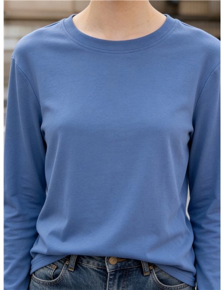 einfaches langärmeliges T-Shirt