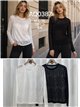 T-shirt a maniche lunghe con lavorazione in pizzo traforato
